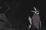 2026 4_ears abstract_art abstract_background ambiguous_anthro ambiguous_gender anthro avali avian bird black_background black_body black_feathers black_fur black_hair black_sclera bottomless clothed clothed_anthro clothing colored colored_sketch countershading digital_drawing_(artwork) digital_media_(artwork) digital_painting_(artwork) feathered_wings feathers fur fyr_(fenrir784) glowing grey_background hair hi_res looking_at_viewer maleherm_(lore) mouthless multi_ear multicolored_body painting_(artwork) pattern_background poncho portrait purple_clothing purple_eyes purple_topwear simple_background sketch sleepymuzzle solo standing three-quarter_view topwear topwear_only two_tone_body white_body white_feathers white_fur winged_arms wings