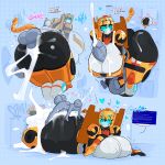 1:1 2026 against_surface against_wall ambiguous_penetration anal anal_penetration annoyed anon anthro areola balls bent_over big_balls big_penis black_body blue_body blue_eyes bluescreen bodily_fluids breast_play breast_squish breasts butt cleavage clothed clothing cum cum_in_ass cum_inflation cum_inside cum_string cumshot digital_drawing_(artwork) digital_media_(artwork) duo ejaculation english_text excessive_cum excessive_genital_fluids face_against_ass female genital_fluids genitals glowing glowing_eyes happy hi_res huge_balls huge_penis human human_on_anthro humanoid_genitalia humanoid_penis hyper hyper_balls hyper_cum hyper_genitalia hyper_penis inflation interspecies joints kilinah larger_anthro larger_female looking_at_viewer low-angle_view lying machine macro_female male male/female male_human male_on_top mammal metal_cardbot moan multicolored_body multiple_angles multiple_scenes narrowed_eyes nipples on_front on_top orange_body penetration penile penile_penetration penis penis_between_breasts penis_in_ass precum robot_anthro segmented_tail sex shake_lines side_boob size_difference smaller_human smaller_male squish sweat sweaty_butt swirl_eyes tachy_(metal_cardbot) tail talking_to_viewer teasing text thick_thighs titfuck visor_eyes white_areola white_body white_nipples wide_hips yellow_body