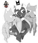 absurd_res anthro balls big_breasts biped black_nose bovid breasts breasts_apart canid canine canis caprine clothing cult_of_the_lamb curvy_figure erection female fur genitals glans group heart_eyes heart_symbol hi_res horizontal_pupils imminent_sex lamb_(cult_of_the_lamb) male mammal massive_monster_(studio) meckmeck00124 open_mouth open_smile penis pupils sheep smile standing teeth thick_thighs tongue trio voluptuous voluptuous_female wolf