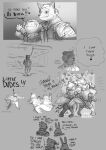 2026 amphibian anthro armor artist_name avian bill_grey bro canid canine canis clothed clothing comic cross-popping_vein dialogue domestic_dog english_text excited falco_lombardi fox fox_mccloud frog fully_clothed gesture greyscale group group_hug happy headgear heart_symbol helmet hi_res hug hugging_another jacket kerchief lagomorph leporid male mammal monochrome neckerchief neckwear nintendo open_mouth open_smile peppy_hare pigdemonart rabbit slippy_toad smile standing star_fox star_fox_(2026) tail tail_motion tailwag text thought_bubble topwear visor waving
