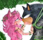 2025 amy_rose anthro batman batman_(series) bedroom_eyes black_nose bound clothing cosplay countershade_torso countershading cowl curvy_figure dc_comics duo empty_eyes eulipotyphlan female glistening glistening_nose green_eyes grey_clothing hair hand_on_another's_chest hand_on_chin hedgehog hi_res long_hair male mammal mask narrowed_eyes nude pink_body plant pointy_ears poison_ivy_(dc_comics) prick_ears seductive sega shadow_the_hedgehog shadowreaper12 shrub signature smug_expression smug_face smug_smile sonic_the_hedgehog_(series) superhero_costume tan_muzzle tan_torso teasing vines white_eyes