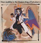 2026 absurd_res back_wings crownedvictory double_ears electronics fangs hand_wings hi_res holding_object holding_phone long_whiskers melee_weapon phone scabbard sword tagme tail tail_tuft teeth tuft weapon whiskers wings