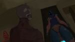 16:9 akkens bone door doorway duo flesh fur gore griffin_(protogen) hi_res human lamp lava_lamp machine male mammal ominous open_door perspective_shot pink_body pink_fur protogen skull soft_lighting wallpaper widescreen