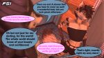 16:9 2026 3d_(artwork) absurd_res anthro anthro_on_anthro black_body black_bottomwear black_clothing black_fur black_shorts bottomwear brown_body brown_fur brown_hair canid canine canis clothing dialogue digital_media_(artwork) dominant dominant_male duo english_text femboy fluffy fluffy_tail fur grey_body grey_fur hair hi_res hypnosis jackal male male/male mammal mind_control multicolored_body multicolored_fur psiko_(psikokinetic) psikokinetic shorts source_filmmaker_(artwork) speech_bubble spiral spiral_eyes striped_body striped_fur stripes submissive submissive_male tail text topwear tube_top two_tone_body two_tone_fur widescreen wolf