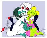 2_penises absurd_res anthro bodily_fluids clitoris darkner deltarune excited female floradinn genital_fluids genitals group hi_res humanoid imminent_penetration imminent_sex imminent_threesome male male/female multi_genitalia multi_penis nipples one_rttdklwn penis pippins_(deltarune) precum rudinn substance_intoxication tail tail_motion tailwag trio undertale_(series)