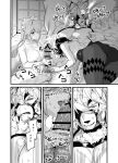 aiudesu alexandrina_sebastiane anthro ball_grab balls big_breasts big_butt big_penis breasts butt canid canine canis censor_bar censored comic ellen_joe erection female female_human ffm genitals glans group hi_res human humanoid japanese_text looking_pleasured male male/female mammal mihoyo monochrome nipples partially_clothed_female pecs penis penis_grab semi-anthro smile text thiren translation_request trio von_lycaon wolf zenless_zone_zero