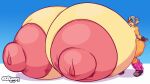 2026 activision anthro areola bandicoot big_areola big_breasts big_nipples blonde_hair blue_hair breasts crash_bandicoot_(series) dedoarts ear_piercing female female_anthro hair hi_res huge_areola huge_breasts huge_nipples hyper hyper_areola hyper_breasts hyper_nipples mammal marsupial nipples open_mouth orange_body piercing pink_areola pink_nipples pirate_tawna solo