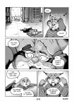 anthro canada_lynx clothing comic control_room dialogue disney dying english_text european_rabbit felid feline female feral freezing gary_de'snake group guilt hi_res in_snow jacket judy_hopps lagomorph leporid lynx male mammal monochrome oryctolagus panicking pawbert_lynxley pit_viper pointy_ears poisoned rabbit rabbit_ears reptile scalie self_doubt snake some_(someone) sweater text topwear trio venom_injector viper zootopia