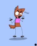 aliasing anthro artist_logo artist_name bracelet bressie_(thatdawgmurray) brown_body brown_fur canid canine canis clothing collar crop_top digital_media_(artwork) domestic_dog ear_piercing ear_ring eyebrows eyelashes fangs female fur hi_res jewelry legband logo looking_at_viewer mammal piercing ring_piercing shirt signature solo spiked_bracelet spiked_collar spiked_legband spikes stick_arms stick_legs tail teeth text thatdawgmurray thick_eyebrows tongue tongue_out toony topwear