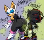 2024 anthro armwear bat bat_wings bent_over big_butt big_ears blue_eyes bodily_fluids boots bottom_heavy breasts bubble_butt butt clothing digital_media_(artwork) duo elbow_gloves eulipotyphlan eyelashes fart fart_cloud fart_fetish farting_on_another female footwear gloves green_fart_cloud grey_background handwear hedgehog high_heeled_boots high_heels huge_butt larger_female lidded_eyes looking_at_another looking_at_butt looking_back male male/female mammal membrane_(anatomy) membranous_wings onomatopoeia rear_view rouge_the_bat sega shadow_the_hedgehog shoes short_tail simple_background size_difference skinsuit smaller_male smile smirk sonic_the_hedgehog_(series) sound_effects sweat sweatdrop tail teasing text tight_clothing unavailable_at_source unimpressed wide_hips wings zeeny