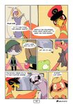 2026 absurd_res ancient_pokemon beak black_body black_clothing black_hat black_headwear black_sclera blue_body blue_fur blue_wings brown_body clothing comic dialogue digital_drawing_(artwork) digital_media_(artwork) eeveelution english_text eye_contact eyes_closed feathers flareon fur generation_1_pokemon generation_2_pokemon generation_3_pokemon generation_4_pokemon generation_6_pokemon generation_7_pokemon generation_9_pokemon green_body green_clothing green_hat green_headwear green_wings hair hat headgear headwear hi_res ho-oh koraidon legendary_pokemon limited_build_koraidon long_tongue looking_at_another looking_at_viewer lunala meadow_vivillon military_helmet muzzzzz neck_tuft ninjask nintendo open_beak open_mouth open_smile orange_body orange_feathers orange_wings palkia paradox_pokemon pink_eyes pink_sclera pink_tongue pink_wings pokemon pokemon_(species) profanity purple_body red_body red_clothing red_eyes red_fur red_hat red_headwear smile speech_bubble tan_body tan_fur tan_hair text tongue tongue_out tropius tuft vivillon white_body white_eyes wings yellow_beak yellow_body yellow_clothing yellow_hat yellow_headwear zygarde zygarde_core