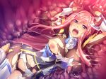  1girl armor blue_eyes blush bodysuit breasts broken_armor bukkake censored cum cum_on_body cum_on_breasts cum_on_clothes cum_on_hair divine_heart_makina divine_heart_makina_(character) facial game_asset gloves hair_ornament komo_da kurusu_makina_(divine_heart_makina) large_breasts long_hair magical_girl mosaic_censoring nipples non-web_source official_art open_mouth pink_hair rape restrained self-datamine skin_tight solo tentacles thigh_gap thighhighs torn_bodysuit torn_clothes variant_set visual_novel_cg vore 