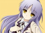  angel_beats! gray_hair tachibana_kanade tenshi yellow_eyes 