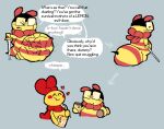 2026 abdomen_vore abdominal_bulge adjusting_glasses after_vore ambiguous_anthro ambiguous_gender ambiguous_pred ambiguous_prey antennae_(anatomy) anthro anthro_pred anthro_prey arthropod arthropod_abdomen arthropod_abdomen_vore bee bee_(creepy_castle) belly big_belly black_eyes black_text cheek_spots closed_smile container creepy_castle cutlery daniel_(meatcanister) dialogue digestion digital_media_(artwork) directional_arrow duo eating eating_food ellipsis empty_eyes english_description english_text eyes_closed eyewear eyewear_only face_imprint featureless_arms food front_view frown full-length_portrait fully_inside glasses glasses_only grey_text half-closed_eyes half-length_portrait hand_on_glasses happy heart_reaction heart_symbol hearts_around_head hi_res holding_jar holding_melee_weapon holding_object holding_spoon holding_sword holding_weapon honey_(food) honey_drip honey_jar honey_vore huge_belly hymenopteran imprint insect insult insulting_another jar kitchen_utensils lepidopteran linked_speech_bubble looking_at_belly looking_at_own_belly looking_at_self looking_back looking_back_at_self looking_down looking_down_at_belly looking_down_at_self male_(lore) mammal meatcanister melee_weapon mostly_nude mostly_nude_ambiguous mostly_nude_anthro moth moth_(creepy_castle) motion_lines mouth_closed multicolored_body narrowed_eyes nude nude_ambiguous nude_anthro open_frown open_mouth pixel_(artwork) portrait rear_view red_antennae red_body red_cheeks red_ears red_heart red_scarf red_stripes rumbling_stomach same_size_vore scarf scarf_only sequence sequential_arrow side_view simple_background smile smiling_eyes soft_vore speech_bubble spoon standing stinger striped_body stripes stuttering sword talking_to_another talking_to_pred talking_to_prey text thin_legs three-quarter_view tools two_tone_body uncaring_pred unseen_prey unusual_vore unwilling_prey vore weapon wearing_glasses whimper yellow_belly yellow_body yellow_face