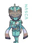  bad_id bad_pixiv_id belt chibi kamen_rider kamen_rider_w male_focus monster nasca_dopant scarf solo 