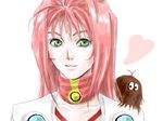  alien good_end green_eyes guvava lips macross macross_7 mylene_jenius nylene older pet pink_hair solo 