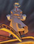  coat fedora gloves hat jeffrey_cruz male_focus mask necktie q_(street_fighter) solo street_fighter street_fighter_iii_(series) trench_coat yellow_eyes 