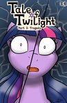  2015 breaking comic donzatch equine female friendship_is_magic fur glass hair horn horse mammal multicolored_hair my_little_pony pony purple_fur purple_hair solo twilight_sparkle_(mlp) winged_unicorn wings 