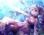  aqua_hair bad_id bad_pixiv_id blue_eyes dress hatsune_miku highres inaresi long_hair solo twintails vocaloid 