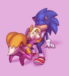  anthro bulge canine erection fox girly hedgehog larger_image_at_source male male/male mammal miles_prower namelessenemy oral penis sonic_(series) sonic_the_hedgehog 
