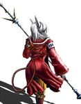  anthro burmecian claws clothed clothing female final_fantasy final_fantasy_ix freya_crescent hair kizakana_(artist) looking_at_veiwer looking_at_viewer mammal melee_weapon polearm rat ribbons rodent shadow simple_background solo spear video_games weapon white_background 