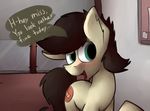  blush compliment dialogue male marsminer my_little_pony pone_keith school solo stubble 