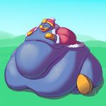  dedede immobile junga king king_dedede kirby_(series) nintendo obese overweight royalty shiny smile video_games 