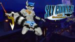  cane cheesecaked clothing edit jumping male mammal photo_manipulation raccoon sly_cooper sly_cooper_(series) speedo swimsuit video_games 