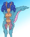  anarchygalaxy animal_humanoid antlers armor claws dragon dragon_humanoid female fur horn humanoid nude scales solo tartaurus 