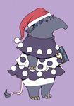  baku_(creature) blue_hair book doremy_sweet doremy_sweet_(baku) hat jitome nenaiko_dare_da nightcap no_humans onikobe_rin tail tapir tapir_tail touhou translated 