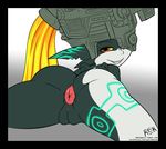  2015 anus butt female imp looking_at_viewer looking_back midna nintendo pussy rektum smile the_legend_of_zelda twili twilight_princess video_games 