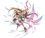  :d animal_ears arrow ass bangs bow_(weapon) breasts brown_hair butterfly_wings cat_ears cleavage drawing_bow erune full_body granblue_fantasy hair_ornament high_heels holding holding_arrow holding_bow_(weapon) holding_weapon leotard light_brown_hair long_hair long_sleeves metera_(granblue_fantasy) minaba_hideo mole mole_under_mouth nail_polish official_art open_mouth outstretched_arm pink_nails sidelocks small_breasts smile solo thighhighs transparent_background twintails v-shaped_eyebrows weapon white_legwear wings 