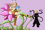  anal arthropod bee big_breasts blonde_hair breasts cosplay cum cum_everywhere cum_in_ass cum_in_hair cum_in_mouth cum_in_pussy cum_inside cum_on_breasts dahs flower forced green_eyess hair igocu insect knightsnipe messy penetration plant rape tentacles ucogi vaginal vaginal_penetration watering_can 