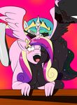 americananomaly_(artist) anal anthro anus areola big_breasts big_butt breasts butt equine erect_nipples female female/female friendship_is_magic horn huge_butt mammal my_little_pony nipples oral princess_cadance_(mlp) princess_celestia_(mlp) rimming sex winged_unicorn wings 