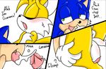  blush clothing cum cum_on_tongue gloves green_eyes grope male miles_prower multi_penis open_mouth oral penis perverted_bunny sonic_(series) sonic_the_hedgehog sweat tongue 
