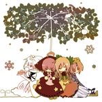  bad_id bad_pixiv_id dress highres multiple_girls pixiv_fantasia saya_(sayaya) snowflakes tree 