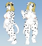  amy_labelle anthro big_breasts blue_eyes breasts canine dalmatian dog female floppy_ears fur hair jailbird mammal multiple_poses nude pose pussy simple_background slightly_chubby smile solo spots 