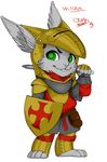  armor armored furvilla knight lagomorph mammal okamiazurea rabbit realmsofazura templar williamravenscroft 