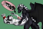  anal anal_penetration animal_genitalia balls barbs big_breasts black_nipples black_penis black_scales breasts butt canine canine_penis cum cum_in_ass cum_inflation cum_inside cum_on_face cum_on_self dickgirl dickgirl/male dragon duo excessive_cum fangs fin fur green_eyes grey_fur horn incorgnito inflation intersex intersex/male kahnso_(ceeb) knot knotting linna_(kyvinna) male mammal nipples orgasm penetration penis red_penis scales scalie sex simple_background white_fur white_scales wings 