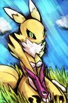  30minchallenge alternate_version digimon female lumineko renamon 