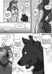  abs black_fur canine duo fur grey_fur hotel male male/male mammal maririn toned wolf 