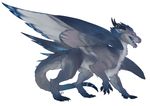  2015 claws dragon fangs feathered_wings feathers feral fur furred_dragon horn hornedfreak looking_at_viewer male pawpads raised_leg simple_background solo standing suunto western_dragon white_background wings 