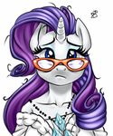  2015 anthro equine eyewear female friendship_is_magic glasses hair horn mammal messy_hair my_little_pony pia-sama rarity_(mlp) solo unicorn 