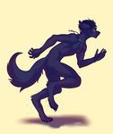  2015 animal_humanoid anthro canine darkwolf_(darkwolfdemon) exercise humanoid lukiri male mammal running wolf 
