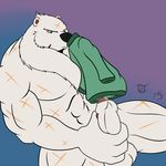  bear big_muscles clothing erection male mammal masturbation mighty_joe muscular nude partially_retracted_foreskin penis polar_bear scar smelling sniffing sweater uncut wuffle 