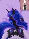  anal anal_penetration blush butt cum cum_inside darkpotzm equine female first_person_view friendship_is_magic horse internal looking_at_viewer mammal my_little_pony nightmare_moon_(mlp) open_mouth penetration penis pony sex tongue tongue_out 