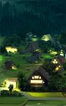  highres houses nature no_humans sbc scenery town tree 