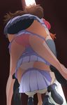  akagi_towa amanogawa_kirara ass black_panties from_behind go!_princess_precure haruno_haruka haruyama_kazunori multiple_girls nanase_yui panties pink_panties precure school_uniform skirt underwear white_panties 