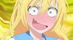  1girl animated animated_gif blonde_hair blue_eyes blush kirisaki_chitoge nisekoi tagme 