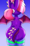  butt dragon girly rouarts_(artist) scalie spinky_wings_(character) 